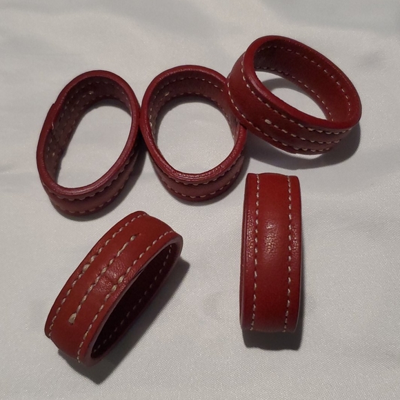 Coach Loop Repair/Spare Part w/ White Stitch - Picture 1 of 3